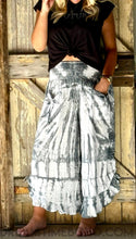 Load image into Gallery viewer, Tie Dye Lotus Frill Pants Boho Style-Apparel & Accessories-Dreamtime Boho -Dreamtime Boho