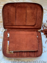 Load image into Gallery viewer, Hand Made Soft Suede Leather Boho Wallet-Apparel & Accessories-Dreamtime Boho -Dreamtime Boho