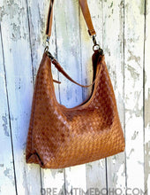 Load image into Gallery viewer, Stunning Handmade Woven Leather Boho Bag-Handbags-Dreamtime Boho -Dreamtime Boho