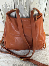 Load image into Gallery viewer, Brooklyn Mini Handcrafted Leather Crossbody Fringe Boho Bag - Tan-Leather Handbag-Dreamtime Boho -Dreamtime Boho