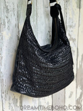 Load image into Gallery viewer, Gypsy Weave Slouch Bag Crossbody Leather Boho Bag-Handbags, Wallets & Cases-Dreamtime Boho -Tan-Dreamtime Boho