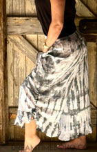 Load image into Gallery viewer, Tie Dye Lotus Frill Pants Boho Style-Apparel & Accessories-Dreamtime Boho -Dreamtime Boho