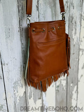 Load image into Gallery viewer, Handcrafted Bohemian Leather Fringe Bag-Handbags-Dreamtime Boho -Dreamtime Boho
