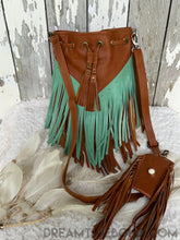 Load image into Gallery viewer, Handcrafted Bohemian Leather Fringe Bag-Handbags-Dreamtime Boho -Dreamtime Boho