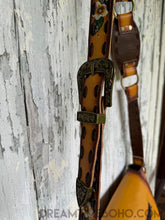 Load image into Gallery viewer, Leather Fringe Boho Bag Handmade Bee Story-Crossbody Bag-Dreamtime Boho -Dreamtime Boho