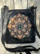Load image into Gallery viewer, Tooled Mandala Leather Crossbody Boho Bag-Crossbody Bag-Dreamtime Boho -Dreamtime Boho