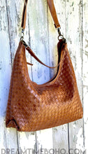 Load image into Gallery viewer, Stunning Handmade Woven Leather Boho Bag-Handbags-Dreamtime Boho -Dreamtime Boho