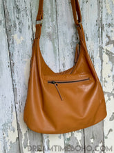Load image into Gallery viewer, Gypsy Weave Slouch Bag Crossbody Leather Boho Bag-Handbags, Wallets & Cases-Dreamtime Boho -Tan-Dreamtime Boho