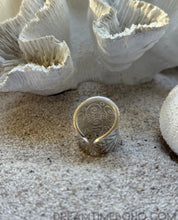 Load image into Gallery viewer, Wild Bloom Adjustable Silver Ring – Handcrafted Boho Style-Apparel & Accessories-Dreamtime Boho -Dreamtime Boho