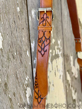 Load image into Gallery viewer, Sahara Hand Tooled Leather Fringe Boho Bag-Boho Fringe Bag-Dreamtime Boho -Brown-Dreamtime Boho