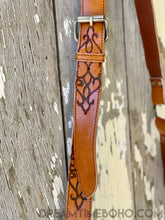 Load image into Gallery viewer, Sahara Hand Tooled Leather Fringe Boho Bag-Boho Fringe Bag-Dreamtime Boho-Brown-Dreamtime Boho
