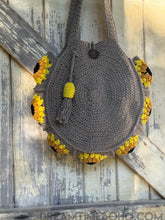Load image into Gallery viewer, Crochet Sunflower Bag-Apparel & Accessories-Dreamtime Boho -Dreamtime Boho