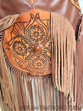 Load image into Gallery viewer, Rustic Meadow Crossbody Leather Fringe Boho Bag-Handbags, Wallets & Cases-Dreamtime Boho -Brown-Dreamtime Boho