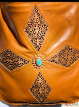 Load image into Gallery viewer, Handmade Crossbody Leather Boho Bag - Kasey-Handbags, Wallets & Cases-Dreamtime Boho-Brown-Dreamtime Boho