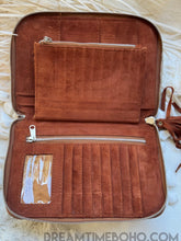 Load image into Gallery viewer, Hand Made Soft Suede Leather Boho Wallet-Apparel & Accessories-Dreamtime Boho -Dreamtime Boho