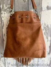 Load image into Gallery viewer, Handcrafted Fringe Crossbody Leather Boho Bag-Crossbody Bag-Dreamtime Boho-Dreamtime Boho