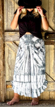 Load image into Gallery viewer, Tie Dye Lotus Frill Pants Boho Style-Apparel & Accessories-Dreamtime Boho -Dreamtime Boho