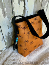 Load image into Gallery viewer, Leather Boho Shoulder Bag - Coastal Palm-Bohemian Necklace-Dreamtime Boho-Dreamtime Boho