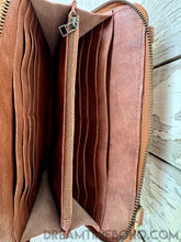 Load image into Gallery viewer, Handcrafted Mandala Crossbody Leather Boho Bag-Handbags, Wallets & Cases-Dreamtime Boho-Dreamtime Boho