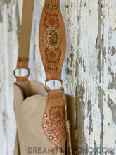 Load image into Gallery viewer, Fringe Crossbody Leather Boho Bag Goddess-Crossbody Bag-Dreamtime Boho-Natural-Dreamtime Boho