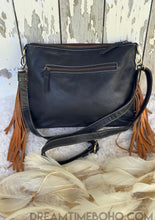 Load image into Gallery viewer, Phoenix Spirit Hand Tooled Leather Fringe Bohemian Bag-Handbags, Wallets & Cases-Dreamtime Boho -Cream-Dreamtime Boho