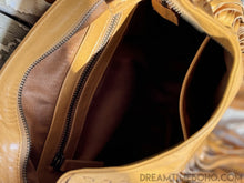 Load image into Gallery viewer, Handcrafted Leather Fringe Boho Bag-Crossbody Bag-Dreamtime Boho-Tan-Dreamtime Boho