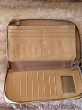Load image into Gallery viewer, Mandala Leather Boho Wallet Purse Tan Beige Large-Handbags, Wallets & Cases-Dreamtime Boho-Dreamtime Boho
