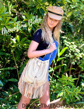 Load image into Gallery viewer, Gypsy Weave Fringe Leather Boho Bag-Handbags, Wallets & Cases-Dreamtime Boho-Black-Dreamtime Boho