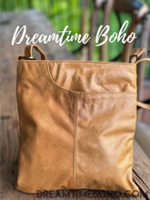 Load image into Gallery viewer, Leather Crossbody Bella Bag-Crossbody Bag-Dreamtime Boho-CHOCOLATE-Dreamtime Boho
