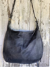 Load image into Gallery viewer, Fringe Leather Crossbody Boho Bag - Brooklyn-Handbags-Dreamtime Boho-Black-Dreamtime Boho