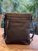 Load image into Gallery viewer, Shari Leather Crossbody Shoulder Bag-Leather Shoulder Bag-Dreamtime Boho-BLACK-Dreamtime Boho