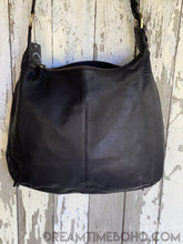 Load image into Gallery viewer, Fringe Leather Crossbody Boho Bag - Brooklyn-Handbags-Dreamtime Boho-Black-Dreamtime Boho
