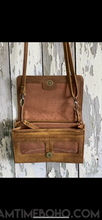 Load image into Gallery viewer, Hand Made Joanna Leather Wallet Clutch Crossbody Bag-Handbags, Wallets & Cases-Dreamtime Boho-Tan-Dreamtime Boho