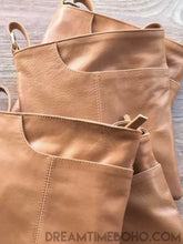 Load image into Gallery viewer, Leather Crossbody Bella Bag-Crossbody Bag-Dreamtime Boho-CHOCOLATE-Dreamtime Boho