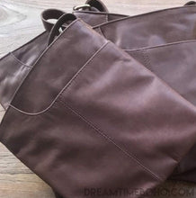 Load image into Gallery viewer, Leather Crossbody Bella Bag-Crossbody Bag-Dreamtime Boho-CHOCOLATE-Dreamtime Boho