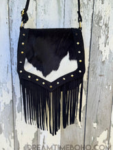 Load image into Gallery viewer, Cowhide &amp; Suede Fringe Crossbody Western Bag-Crossbody Bag-Dreamtime Boho -Dreamtime Boho