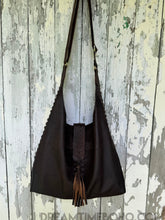Load image into Gallery viewer, Cassandra Soft Lush Leather Boho Shoulder Bag-Leather Crossbody Bag-Dreamtime Boho-Antique Brown-Dreamtime Boho