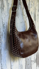Load image into Gallery viewer, Studded Leather Boho Shoulder Bag