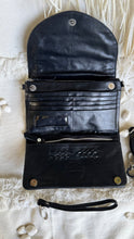 Load image into Gallery viewer, Tooled Leather Boho Wallet Purse Clutch Crossbody