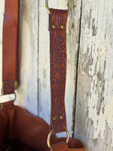 Load image into Gallery viewer, Hand Tooled Dream Angel Fringe Leather Boho Bag