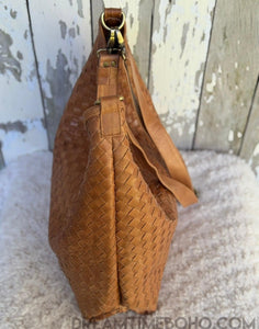Stunning Handmade Woven Leather Boho Bag-Handbags-Dreamtime Boho -Dreamtime Boho
