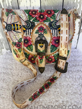 Load image into Gallery viewer, Luxe Bee Story Crossbody Handcrafted Leather Boho Bag-Handbags, Wallets &amp; Cases-Dreamtime Boho -Dreamtime Boho
