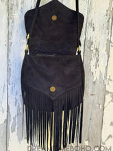 Load image into Gallery viewer, Cowhide &amp; Suede Fringe Crossbody Western Bag-Crossbody Bag-Dreamtime Boho -Dreamtime Boho