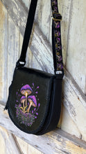 Load image into Gallery viewer, Mushroom Magic Hand Tooled Leather Crossbody Bag &amp; Cuff Set