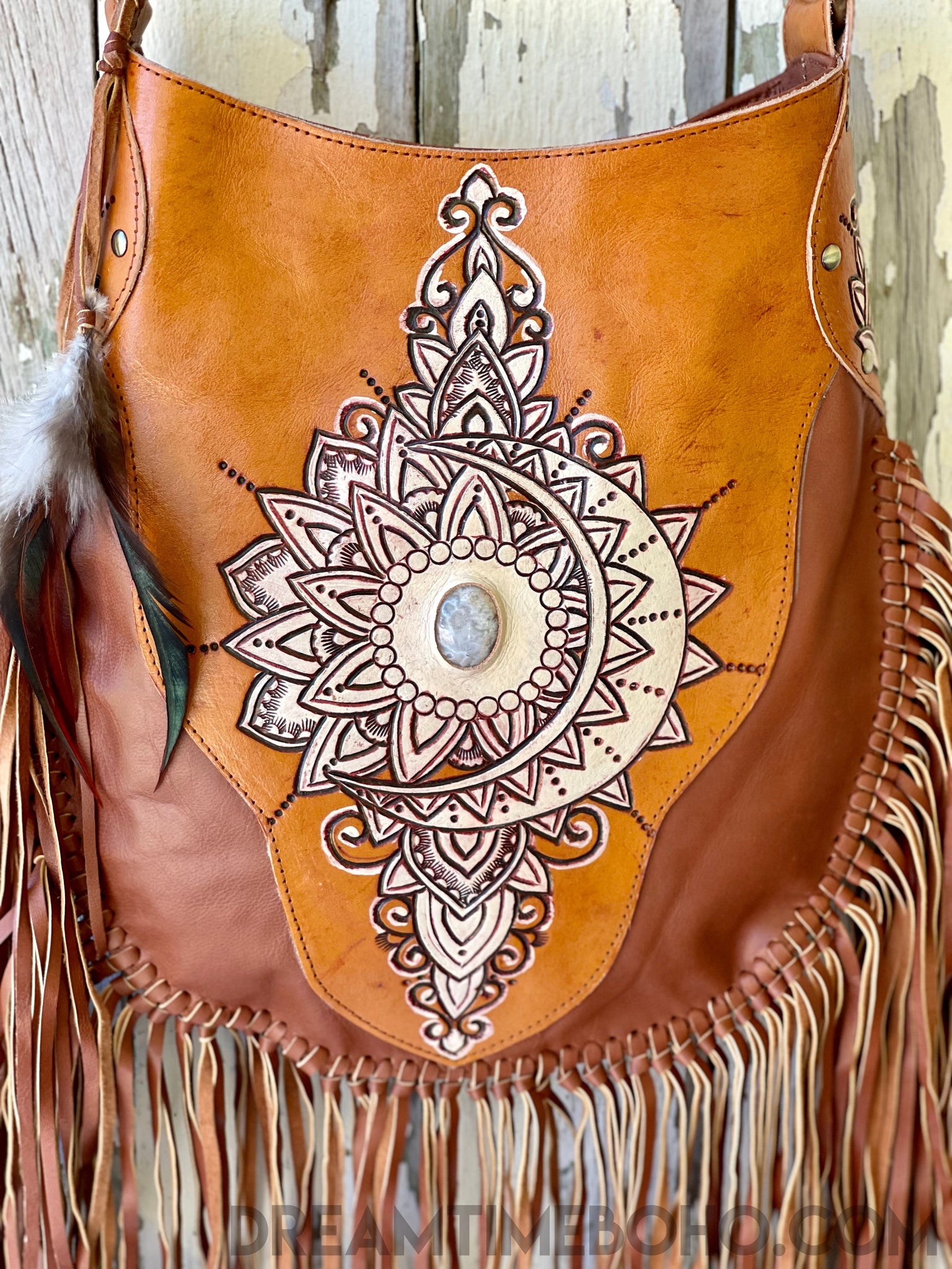 Mexican Artisanal Crossbody Hand Tooled Embossed Boho Leather Purse Bag |  eBay
