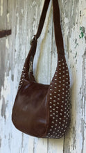 Load image into Gallery viewer, Studded Leather Boho Shoulder Bag