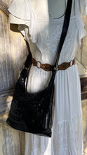 Load image into Gallery viewer, Gypsy Weave Leather Slouch Bag - Small