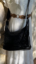 Load image into Gallery viewer, Gypsy Weave Leather Slouch Bag - Small