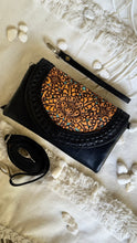 Load image into Gallery viewer, Tooled Leather Boho Wallet Purse Clutch Crossbody