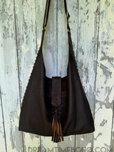 Load image into Gallery viewer, Cassandra Soft Lush Leather Boho Shoulder Bag-Leather Crossbody Bag-Dreamtime Boho-Antique Brown-Dreamtime Boho
